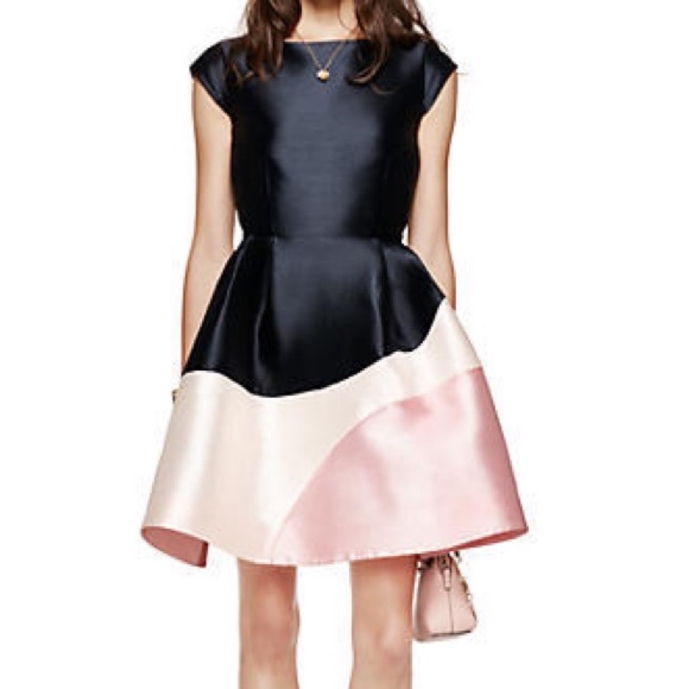 Kate Spade Do Wonder color blocked dress size 0
